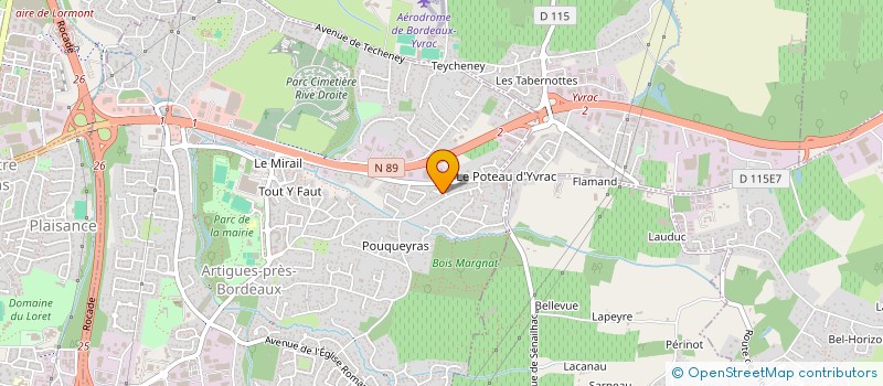 localisation de l'entreprise MONSIEUR ROLAND GIRY à ARTIGUES-PRES-BORDEAUX