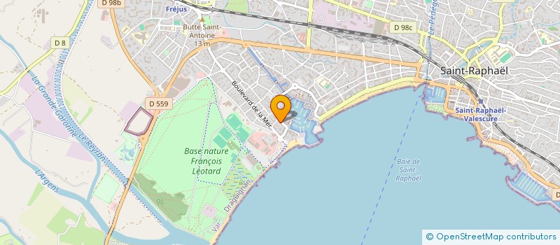 localisation de l'entreprise MONSIEUR ROLAND GLUCKLICH à FREJUS