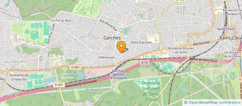 localisation de l'entreprise MONSIEUR ROLAND GOLDENBERG à GARCHES