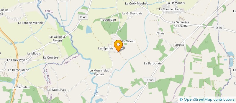localisation de l'entreprise MONSIEUR ROLAND GOUESNARD à COMBLESSAC