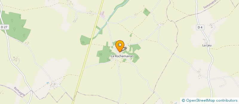 localisation de l'entreprise MONSIEUR ROLAND GOURDEAU  ROMAGNE