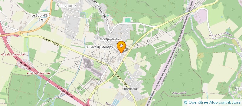 localisation de l'entreprise MONSIEUR ROLAND GOUTTE  VILLEVAUDE