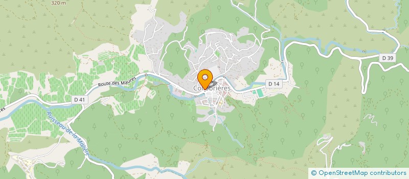 localisation de l'entreprise MONSIEUR ROLAND GRAGLIA  COLLOBRIERES