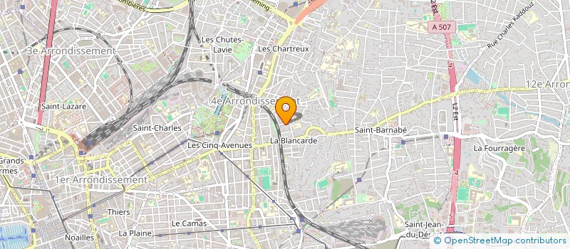 localisation de l'entreprise MONSIEUR ROLAND GRAILLE à MARSEILLE