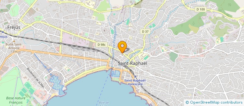 localisation de l'entreprise MONSIEUR ROLAND GRAS à SAINT-RAPHAEL
