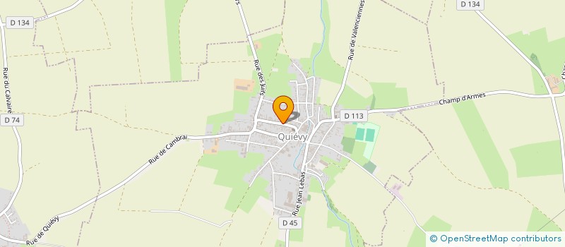 localisation de l'entreprise MONSIEUR ROLAND GRASSART  QUIEVY