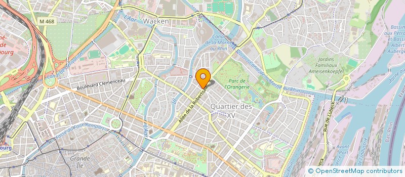 localisation de l'entreprise MONSIEUR ROLAND GRAUZAM à STRASBOURG