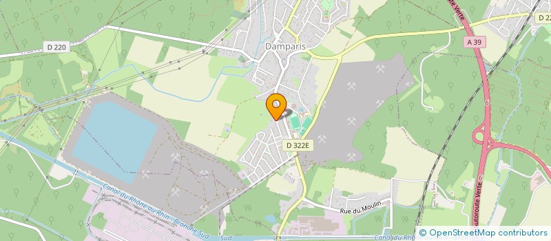 localisation de l'entreprise MONSIEUR ROLAND GREA  DAMPARIS