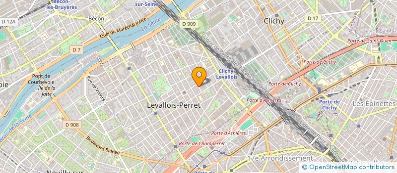 localisation de l'entreprise MONSIEUR ROLAND GRENET à LEVALLOIS-PERRET
