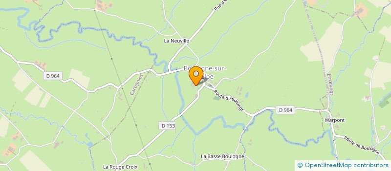 localisation de l'entreprise MONSIEUR ROLAND GRIERE  BOULOGNE-SUR-HELPE