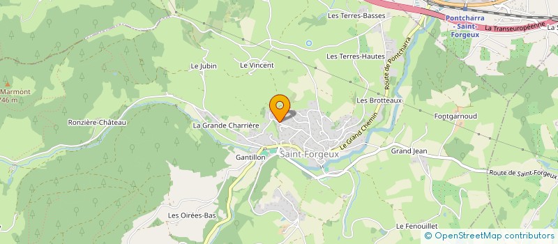 localisation de l'entreprise MONSIEUR ROLAND GUIGONNAND à SAINT-FORGEUX