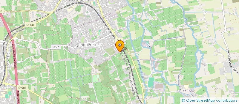 localisation de l'entreprise MONSIEUR ROLAND GUILGAUT  JONQUERETTES