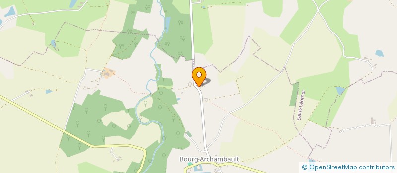 localisation de l'entreprise MONSIEUR ROLAND GUILLEMAIN  BOURG-ARCHAMBAULT