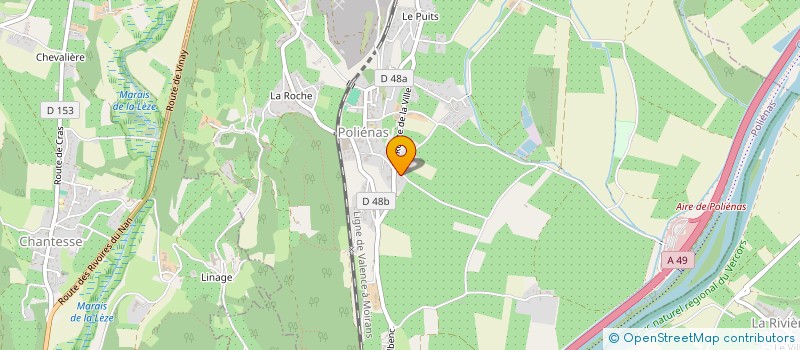 localisation de l'entreprise MONSIEUR ROLAND GUILLET  MORETTE