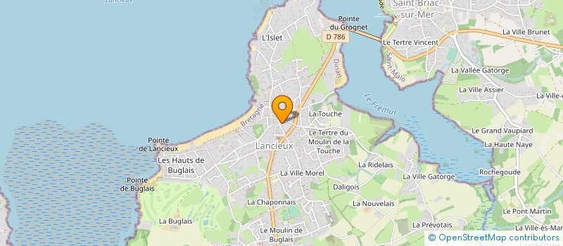 localisation de l'entreprise MONSIEUR ROLAND GUITTON à LANCIEUX