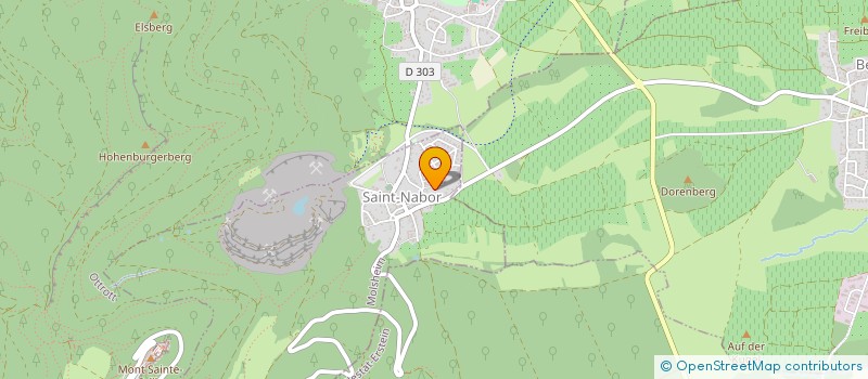 localisation de l'entreprise MONSIEUR ROLAND HABERSETZER  SAINT-NABOR