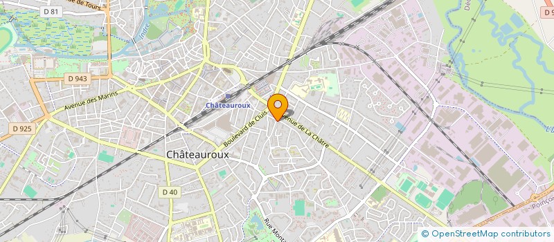 localisation de l'entreprise MONSIEUR ROLAND HAENSEL à CHATEAUROUX