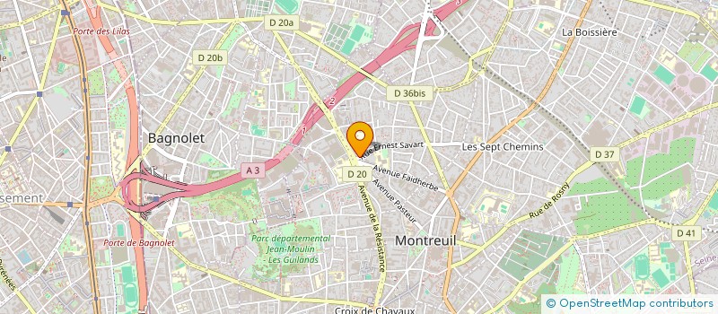 localisation de l'entreprise MONSIEUR ROLAND HAESSELBACHER à MONTREUIL