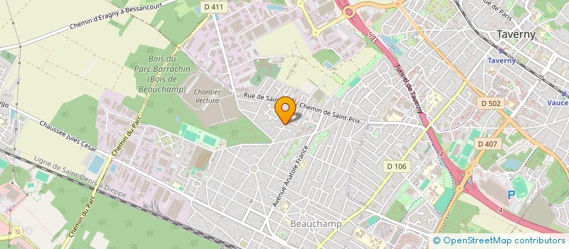 localisation de l'entreprise MONSIEUR ROLAND HALLAY à BEAUCHAMP