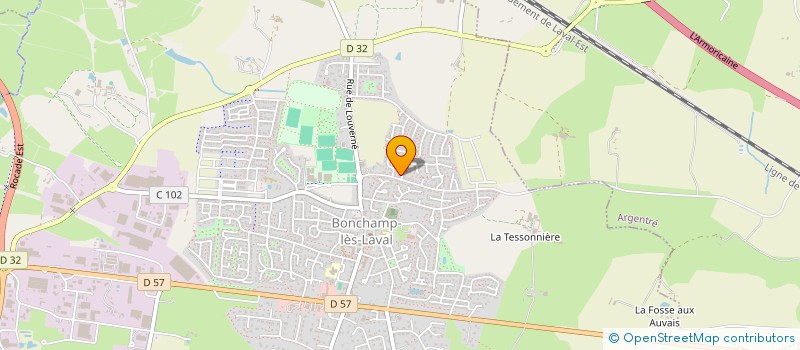 localisation de l'entreprise MONSIEUR ROLAND HALOUSE à BONCHAMP-LES-LAVAL