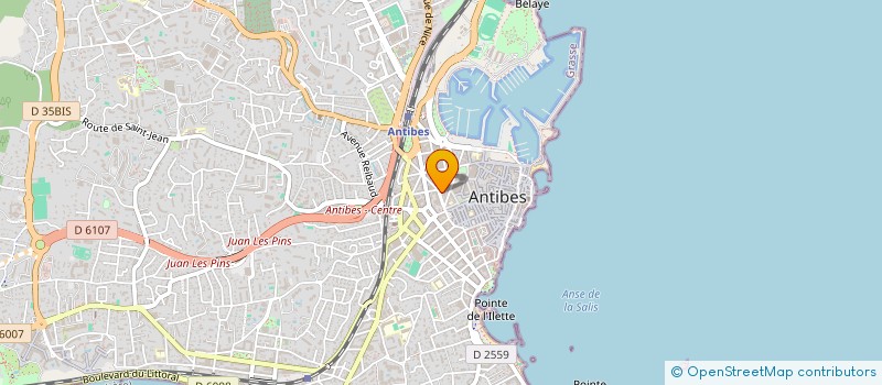 localisation de l'entreprise MONSIEUR ROLAND HAMISULTANE à ANTIBES