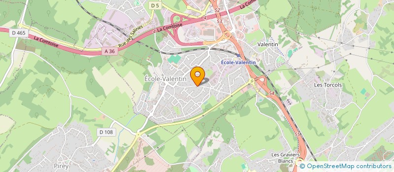 localisation de l'entreprise MONSIEUR ROLAND HARBOURG  ECOLE-VALENTIN