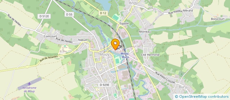 localisation de l'entreprise MONSIEUR ROLAND HAROUT  MOUY