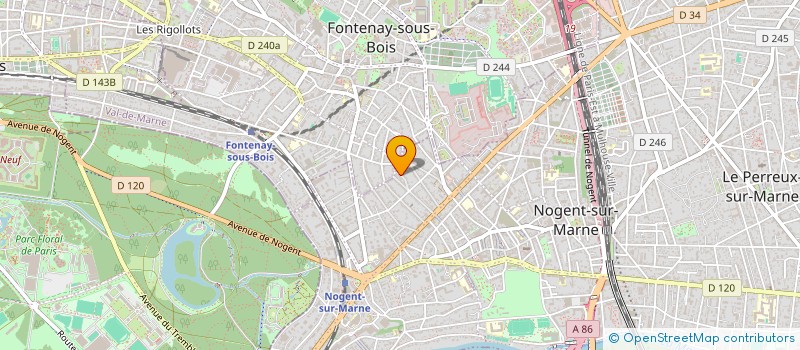 localisation de l'entreprise MONSIEUR ROLAND HASSID à NOGENT-SUR-MARNE