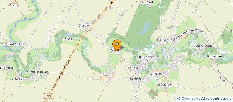 localisation de l'entreprise MONSIEUR ROLAND HAYE  MELLE