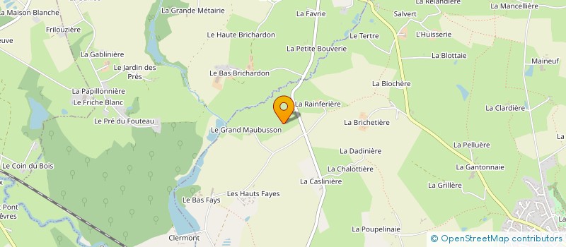 localisation de l'entreprise MONSIEUR ROLAND HELBERT à LE GENEST-SAINT-ISLE