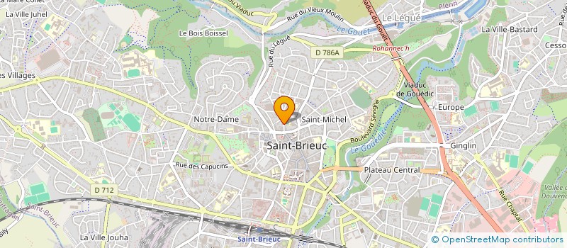 localisation de l'entreprise MONSIEUR ROLAND HELLIO à SAINT-BRIEUC