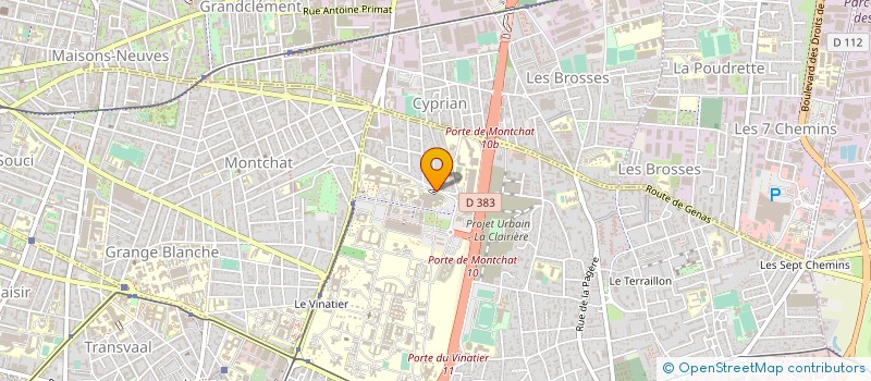 localisation de l'entreprise MONSIEUR ROLAND HENAINE  BRON