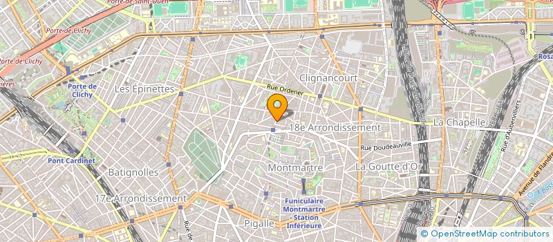 localisation de l'entreprise MONSIEUR ROLAND HENON  PARIS