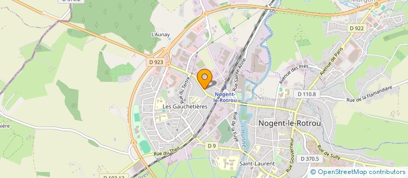 localisation de l'entreprise MONSIEUR ROLAND HERMELINE à NOGENT-LE-ROTROU
