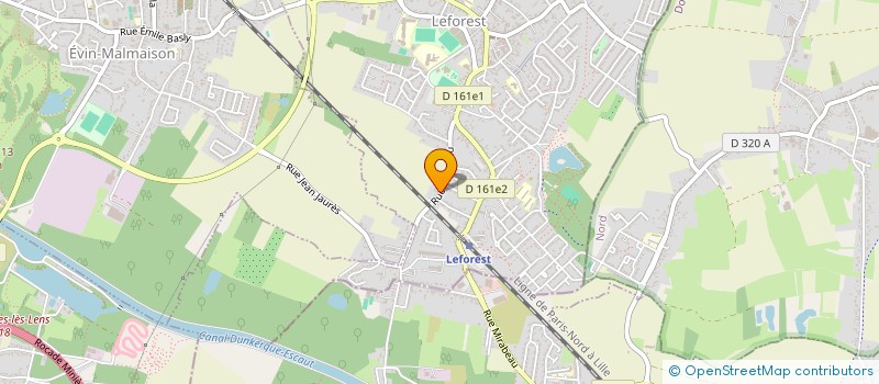 localisation de l'entreprise MONSIEUR ROLAND HERNANDEZ  LEFOREST