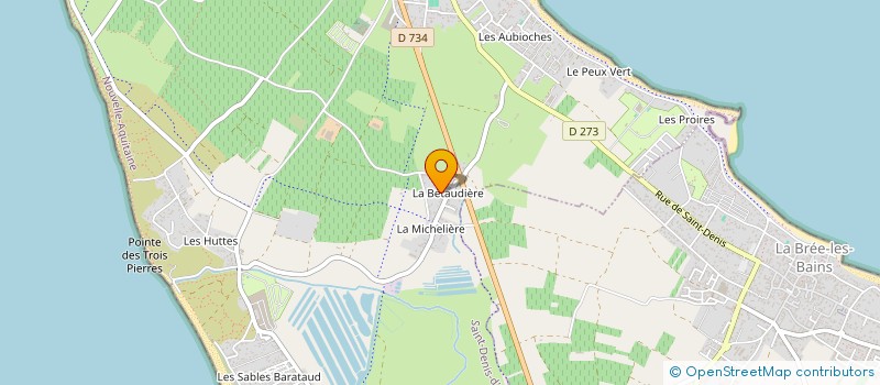 localisation de l'entreprise MONSIEUR ROLAND HIBERT  SAINT-DENIS-D'OLERON