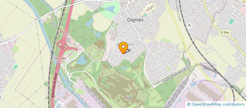 localisation de l'entreprise MONSIEUR ROLAND HIOLLE à OIGNIES