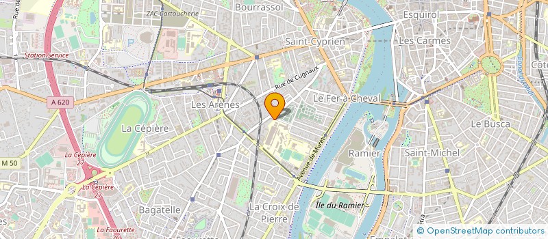 localisation de l'entreprise MONSIEUR ROLAND HOKONIQUE à TOULOUSE