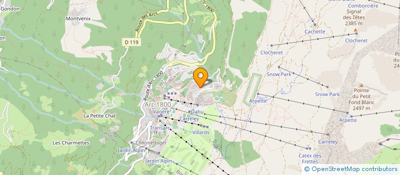 localisation de l'entreprise MONSIEUR ROLAND HUBERTY  BOURG-SAINT-MAURICE