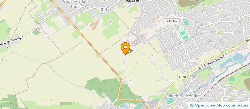 localisation de l'entreprise MONSIEUR ROLAND HUCHETTE  CAMBLAIN-CHATELAIN