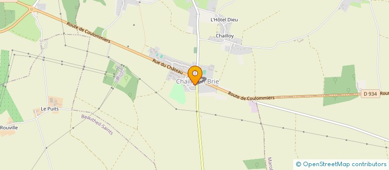 localisation de l'entreprise MONSIEUR ROLAND INNOCENT  CHAILLY-EN-BRIE