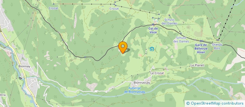 localisation de l'entreprise MONSIEUR ROLAND JACQUEMONT  SAINT GERVAIS LES BAINS