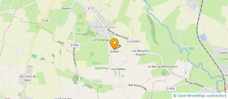 localisation de l'entreprise MONSIEUR ROLAND JAMARD  ORVAL SUR SIENNE