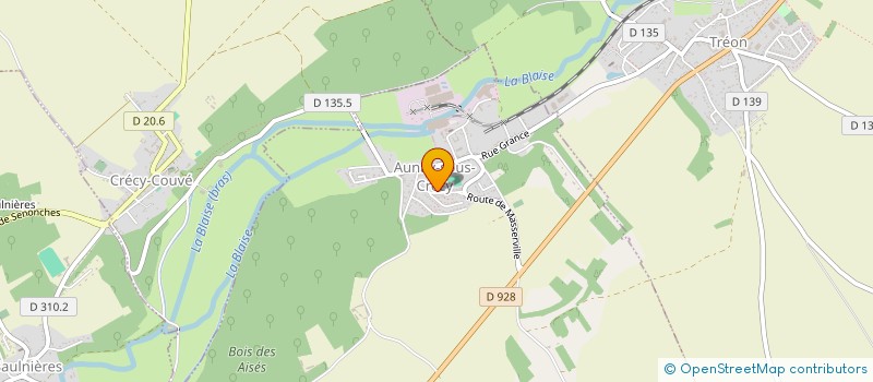 localisation de l'entreprise MONSIEUR ROLAND JOLIVET à AUNAY-SOUS-CRECY