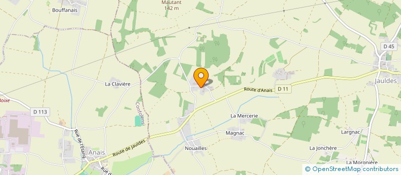 localisation de l'entreprise MONSIEUR ROLAND JONQUET à JAULDES