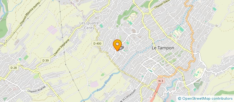 localisation de l'entreprise MONSIEUR ROLAND JOSSETTE à LE TAMPON