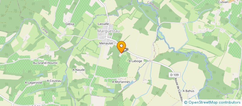 localisation de l'entreprise MONSIEUR ROLAND JOSSILEVITCH  CAZAUBON