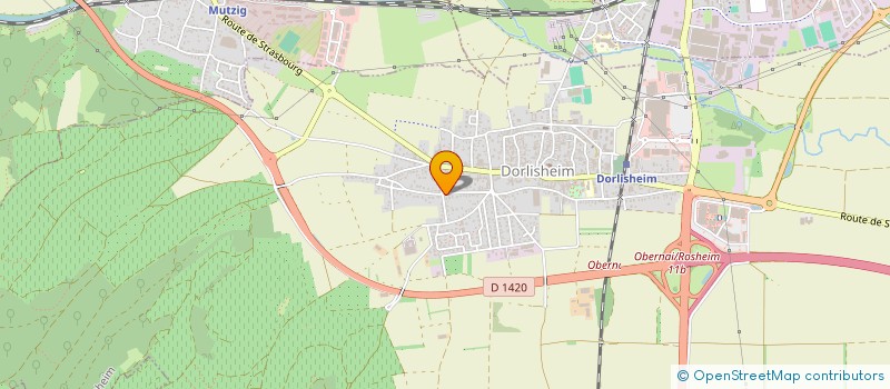 localisation de l'entreprise MONSIEUR ROLAND JOST  DORLISHEIM