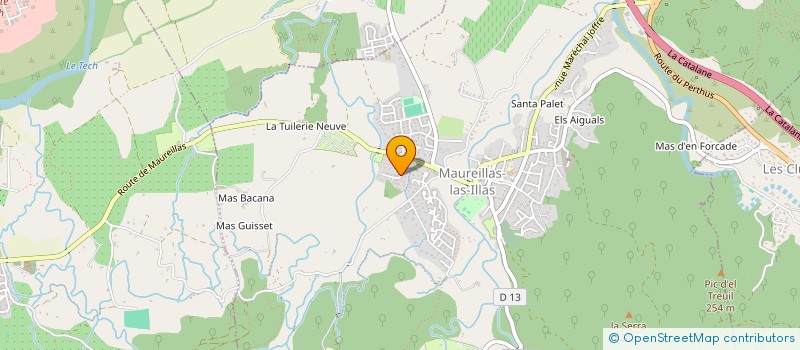 localisation de l'entreprise MONSIEUR ROLAND JOURDA à MAUREILLAS-LAS-ILLAS