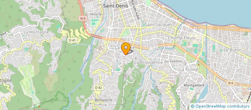 localisation de l'entreprise MONSIEUR ROLAND JUSSIEN à SAINT-DENIS